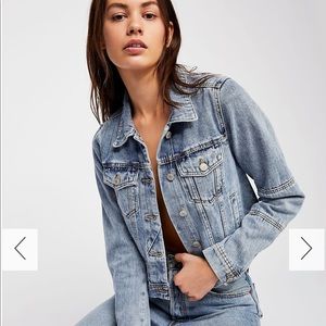 Free people rumors denim jean jacket